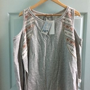 JOLT Sweatshirt peep shoulder